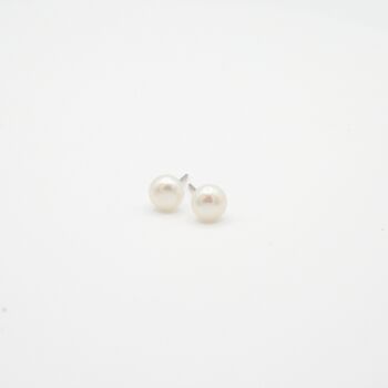 Bridesmaid Gift Pearl Earrings With Bridesmaids Card, 3 of 6