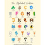 Personalised Organic Alphabet Baby Bomber Jacket, thumbnail 4 of 6