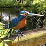 Hand Painted Metal Kingfisher, thumbnail 4 of 7