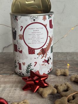 Personalised Dog And Cat Christmas Gift Treats Tin, 3 of 6