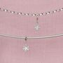 Sterling Silver Snowflake Charm, thumbnail 1 of 7