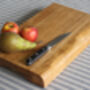 Waney Edge Chopping Board | Personalised Solid Oak, thumbnail 4 of 11