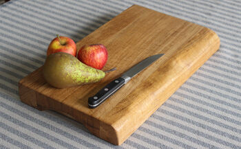 Waney Edge Chopping Board | Personalised Solid Oak, 4 of 11