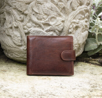 Personalised Vegetable Tanned Leather Wallet Rfid, 2 of 11
