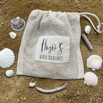 Personalised Beach Toys Storage Bag, 4 of 6