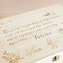 Personalised Christmas Eve Wooden Hamper Box, thumbnail 2 of 4
