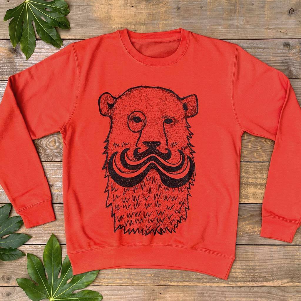 Mens bear clearance sweater