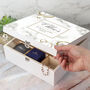 Marble Effect Jewellery Box Organiser Storage Gift Box, thumbnail 1 of 2