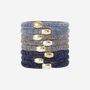 Set Of Eight Velour Hair Ties, thumbnail 2 of 2