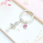 Personalised Ballerina Keyring Ballet Dancer Gift, thumbnail 6 of 10