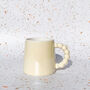 Glazed Pearl Ceramic Mug Cream, thumbnail 1 of 5