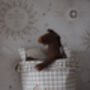 Personalised Beige Gingham Ruffle Basket, thumbnail 2 of 11