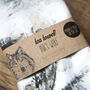 Inky Wolf Tea Towel, thumbnail 2 of 10