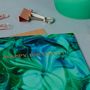 Green Marble Happy Birthday Card, thumbnail 2 of 2