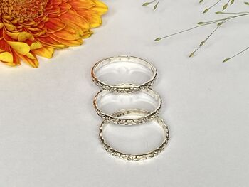 Elegant Solid Silver Rings, 3 of 5