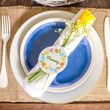 Personalised Easter Egg Wreath Place Setting, 2 of 8