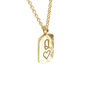 18ct Gold Vermeil Queen Of Hearts Pendant, thumbnail 5 of 7