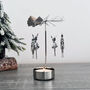 Christmas Nutcracker Rotating Carousel Tealight Holder, thumbnail 3 of 9