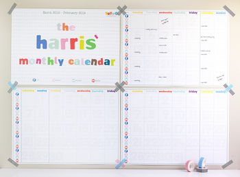 Personalised Family Wall Planner, 4 of 4