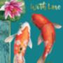 With Love Koi All Occasions Card, thumbnail 2 of 3