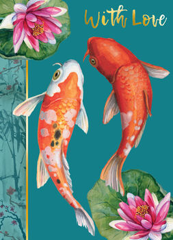 With Love Koi All Occasions Card, 2 of 3