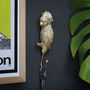 Cockatoo Wall Hooks Gold And White, thumbnail 3 of 8