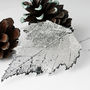 Birch Real Leaf Statement Necklace, thumbnail 7 of 12