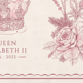 Queen Elizabeth II Commemorative Tea Towel, 4 of 4