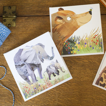 Elephants Greetings Card, 3 of 5