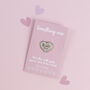 'Bride To Be' Holographic Heart Enamel Pin Badge, thumbnail 1 of 2