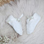 Lara Silk Baby Booties, thumbnail 4 of 5