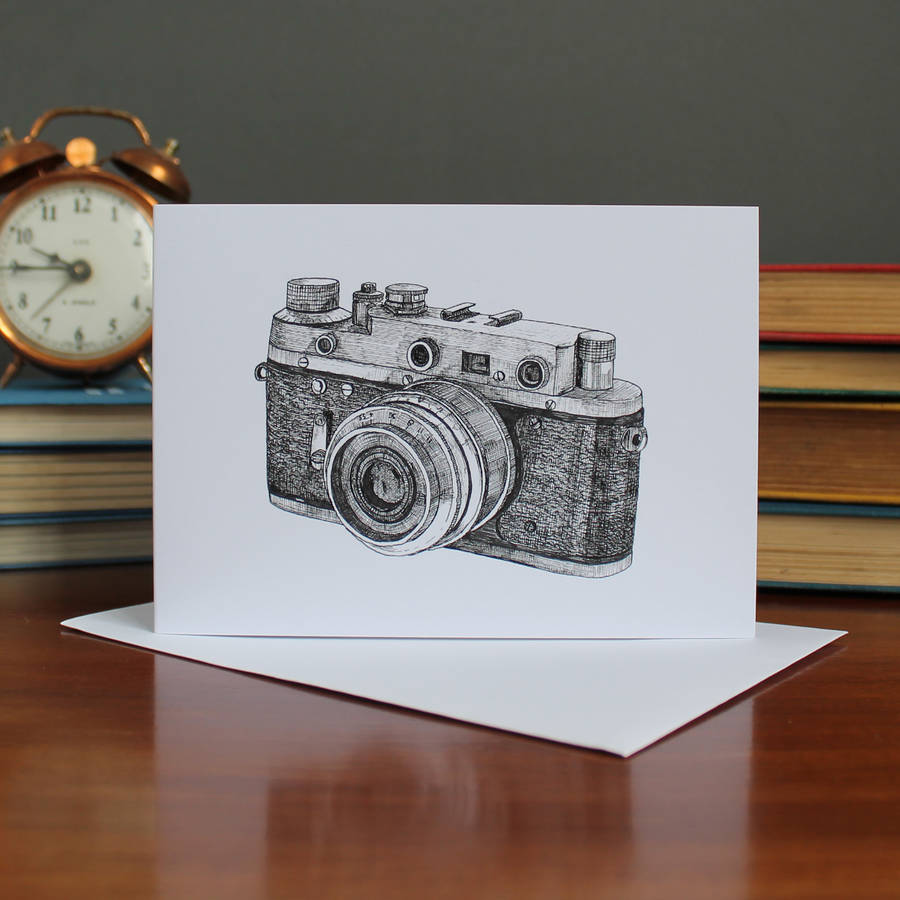 Vintage Camera Greetings Card By Wit & Wisdom | notonthehighstreet.com