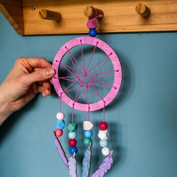 Personalised Make Your Own Dreamcatcher Craft Kit, 11 of 11