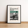 Old Spitalfields Market Mid Century Style Print, thumbnail 3 of 9