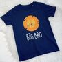 Lion Big Bro Lil Bro T Shirt Set, thumbnail 2 of 4