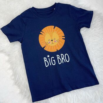 Lion Big Bro Lil Bro T Shirt Set, 2 of 4
