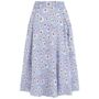 Isabelle Skirt In Daisy Print Vintage 1940s Style, thumbnail 2 of 3