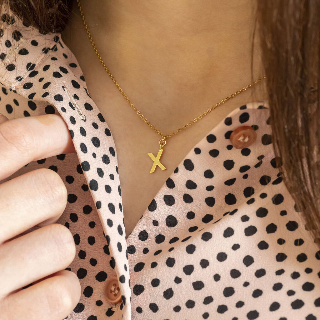 Just A Kiss 'X' Necklace By Joy by Corrine Smith
