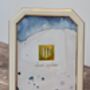 Isaac Jacobs White And Gold Octagonal Photo Frame, thumbnail 2 of 3