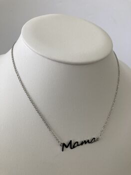 Silver Mama Charm Necklace, 2 of 2