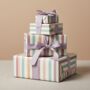 Luxury Pastel Wide Stripe Wrapping Paper, thumbnail 5 of 9