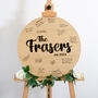 Wedding Guest Book Personalised Signing Board, thumbnail 2 of 6