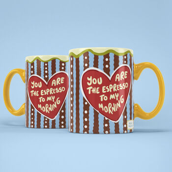 You Are My Espresso Valentine Mug Romantic Gift, 3 of 12