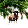 Swaledale Sheep Wooden Hanging Decoration, thumbnail 1 of 4