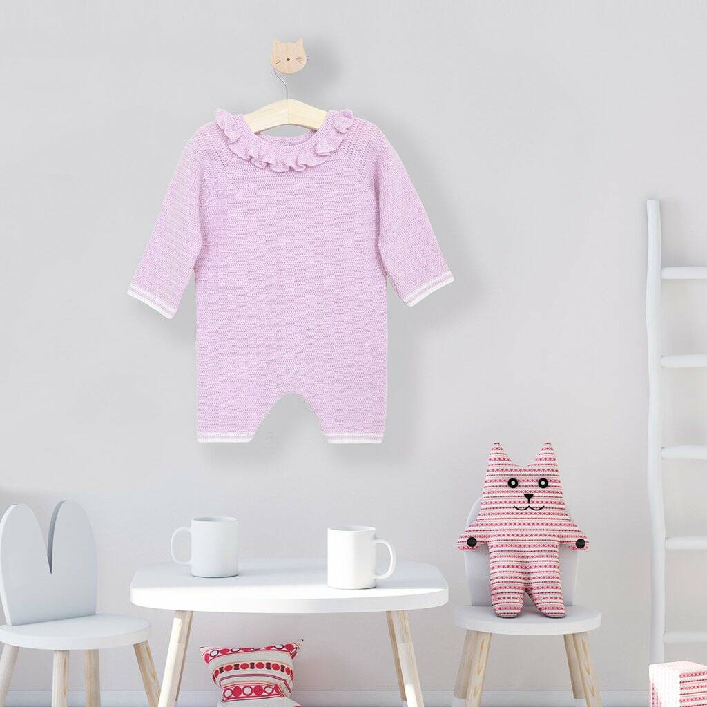 Frill Neck Baby Onesie Crochet Kit By Solid And Marl ...