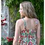 Floral Garden Strappy Cotton Dress, thumbnail 5 of 7