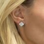 Mother Of Pearl Four Leaf Clover Earrings, thumbnail 3 of 7