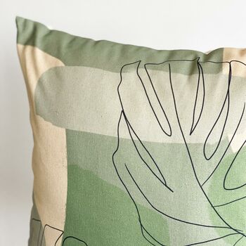Green Tropical Cushion Cover, 3 of 4