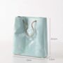 Ceramic Paper Bag Vase With Rope Handle, thumbnail 3 of 5