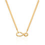 Infinity Curb Chain Necklace, thumbnail 5 of 7